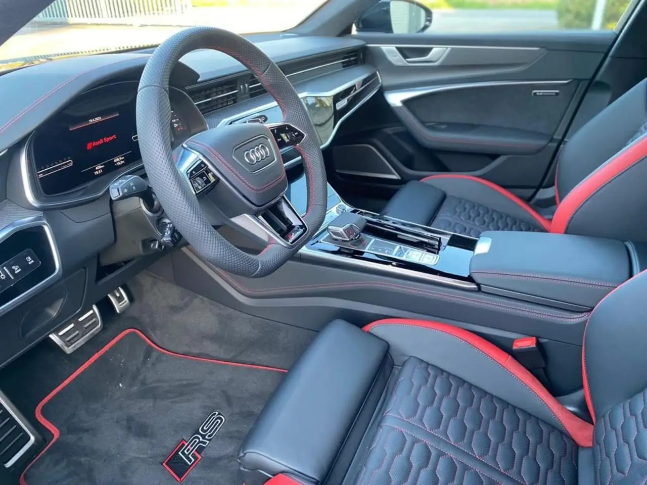 Audi RS6 2022, front view — Lisbon Luxury Car Rental, Lisbon. The 2022 Audi RS6 puts 591 hp behind a five-seat cabin, which is not something most cars…
