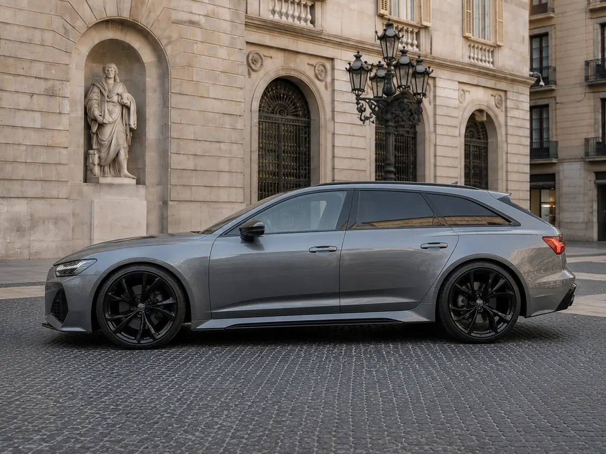 Audi RS6 2022, exterior — Lisbon Luxury Car Rental, Lisbon. The 2022 Audi RS6 puts 591 hp behind a five-seat cabin, which is not something most cars…