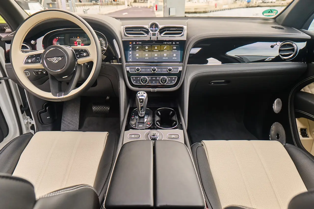 Bentley Bentayga V8-S 2024, dashboard — Lisbon Luxury Car Rental, Lisbon. The Bentley Bentayga V8-S carries its 550 hp with the kind of composure that defines…