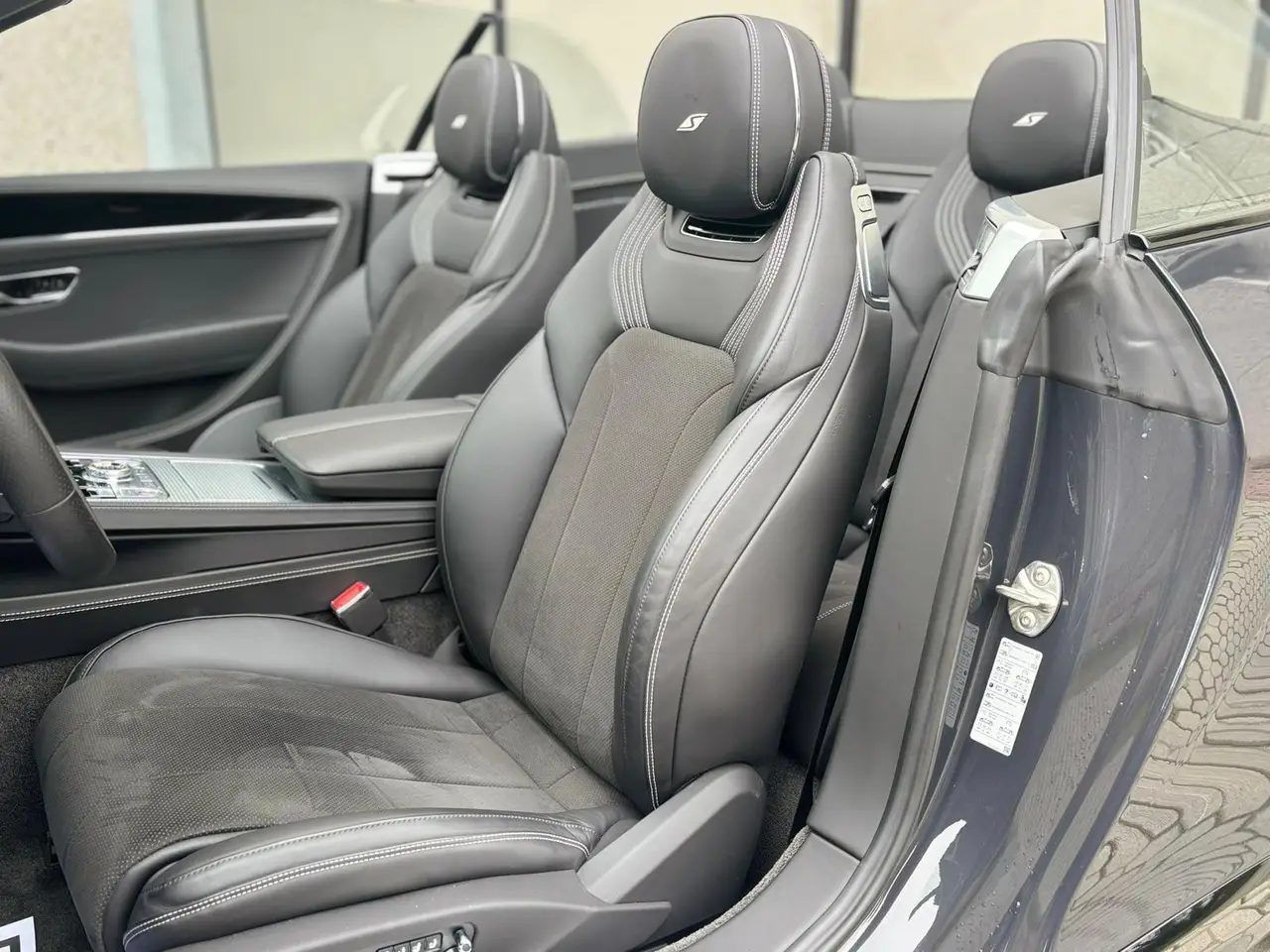 Bentley Continental GTC S V8 2025, interior — Lisbon Luxury Car Rental, Lisbon. The Bentley Continental GTC S V8 is a grand tourer built for open-air distance rather…