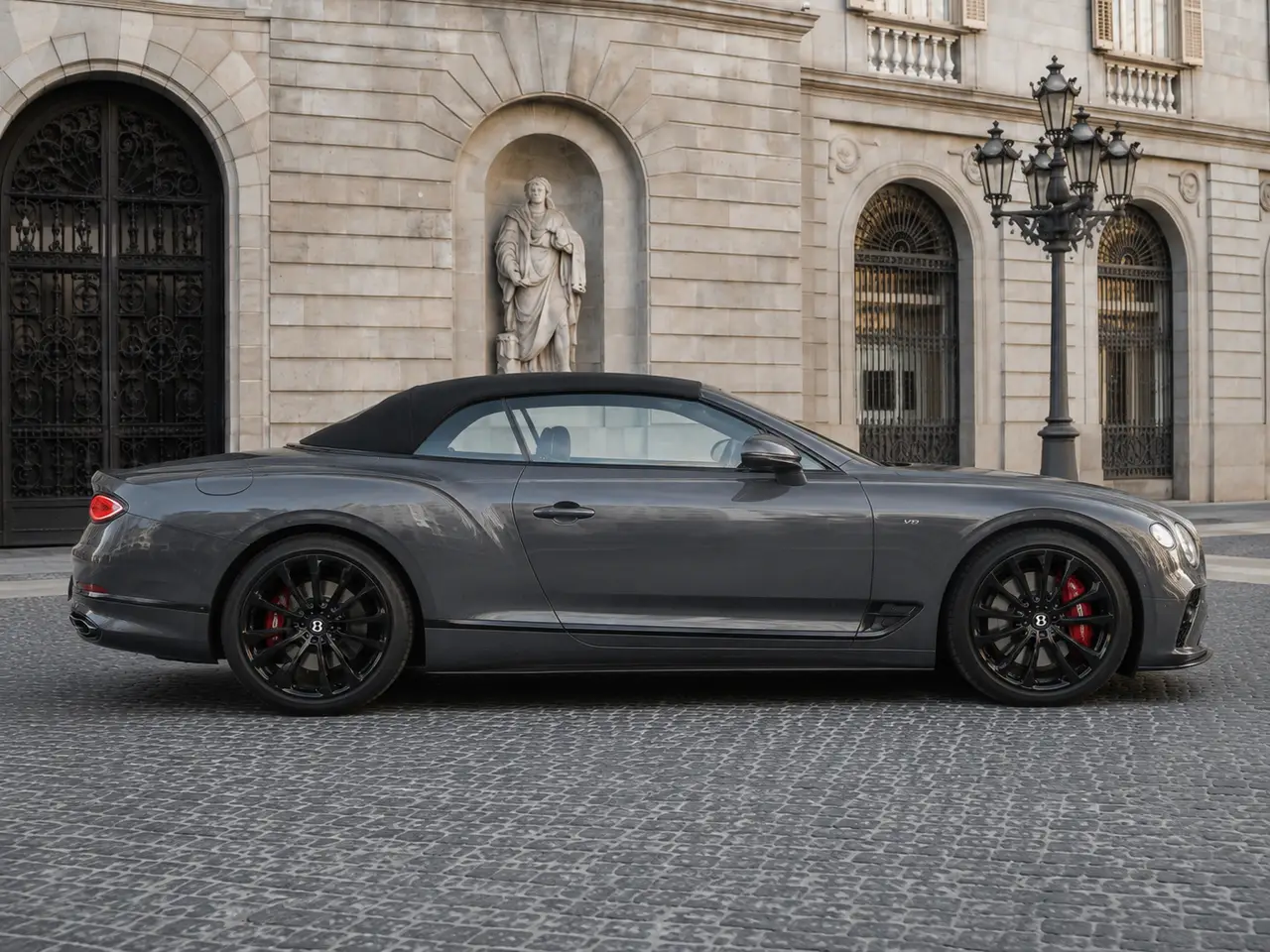 Bentley Continental GTC S V8 2025, front view — Lisbon Luxury Car Rental, Lisbon. The Bentley Continental GTC S V8 is a grand tourer built for open-air distance rather…