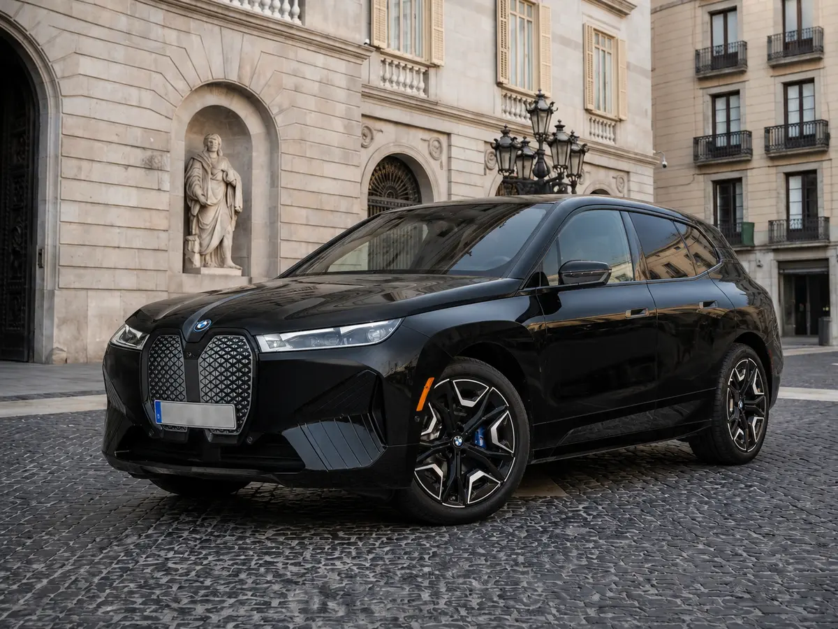 BMW IX M60 2023 — Lisbon Luxury Car Rental, Lisbon. The 2023 BMW iX M60 brings a different kind of presence to the fleet: full electric power…
