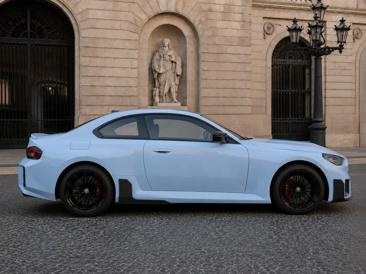 BMW M2 2024, rear view — Lisbon Luxury Car Rental, Lisbon. The 2024 BMW M2 is built for drivers who want feedback, not just speed. With 460 hp and a…