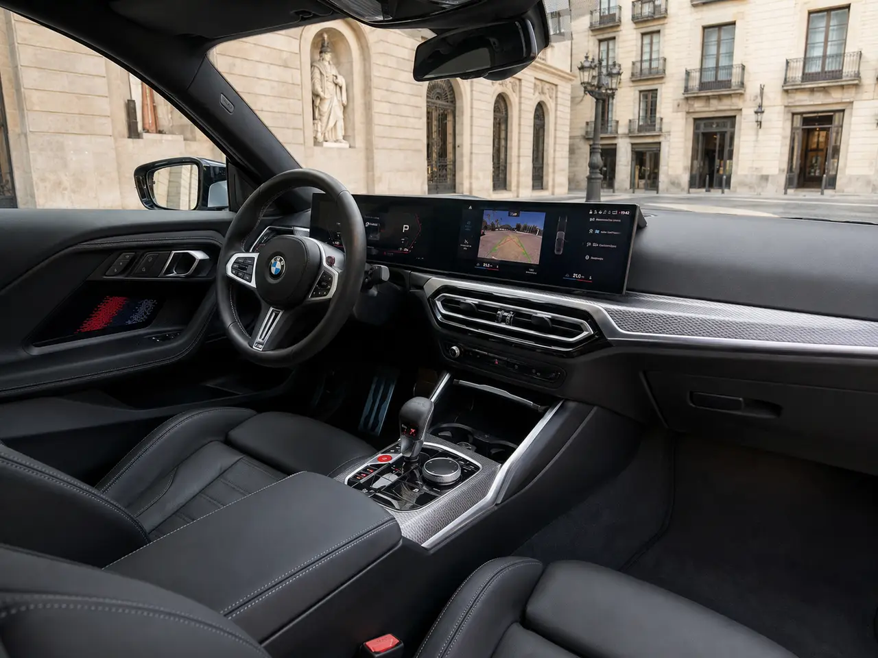 BMW M2 2024, interior — Lisbon Luxury Car Rental, Lisbon. The 2024 BMW M2 is built for drivers who want feedback, not just speed. With 460 hp and a…