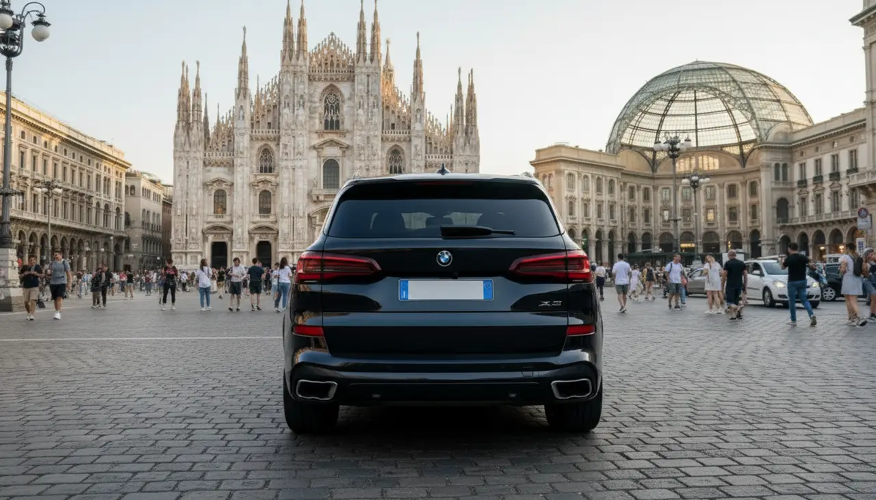 BMW X5 4.0i M 2025, vue avant — Lisbon Luxury Car Rental, Lisbonne. Le BMW X5 4.0i M ne cherche pas à impressionner par la démonstration : ses 381 chevaux se…