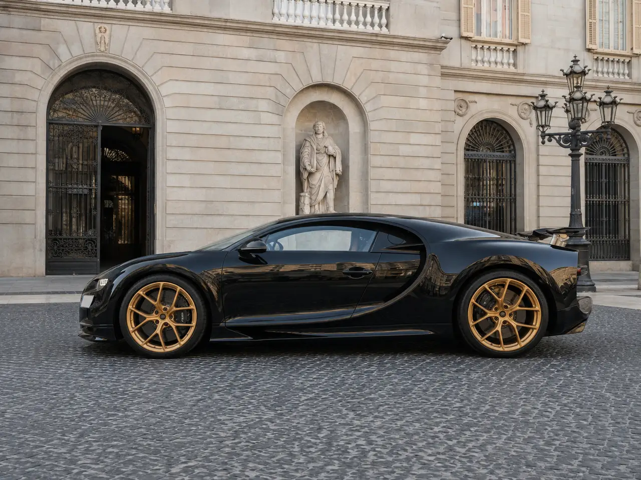 Bugatti Chiron 110 Ani 2019, exterior — Lisbon Luxury Car Rental, Lisbon. The Bugatti Chiron 110 Ani is a limited anniversary build marking Bugatti's 110th year,…