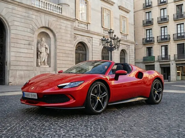 Ferrari 296 GTS Spider 2024 — Lisbon Luxury Car Rental, Lisbon