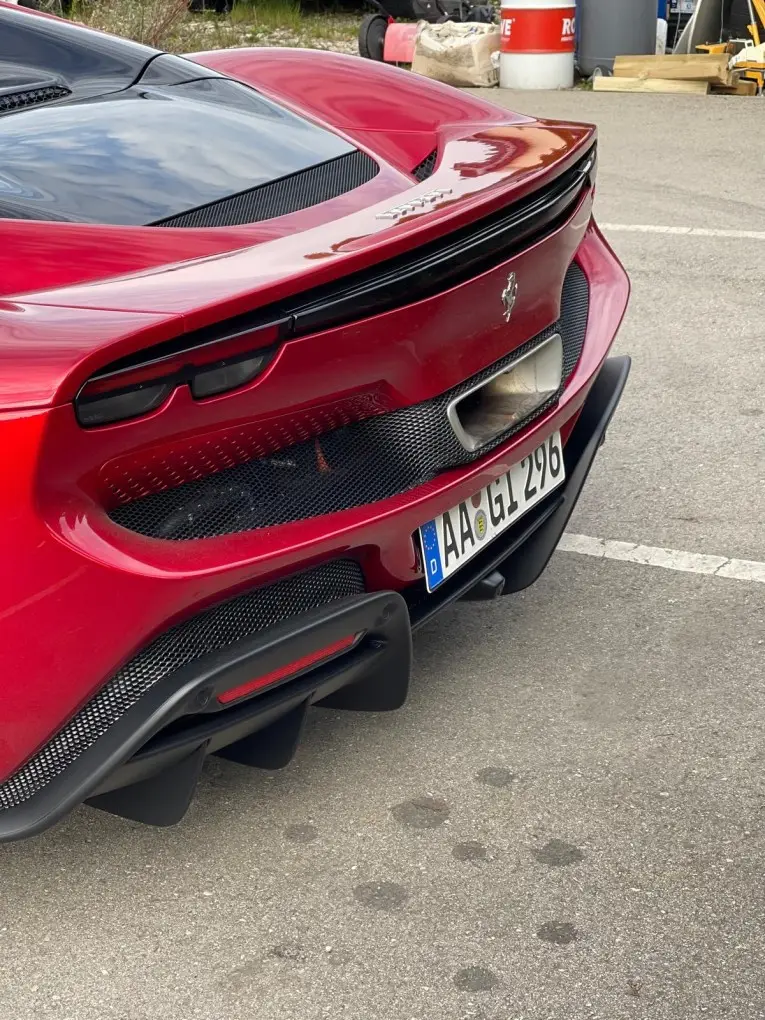 Ferrari 296 GTS Spider 2025, rear view — Lisbon Luxury Car Rental, Lisbon. The 2025 Ferrari 296 GTS Spider pairs a folding hard-top with 819 hp, a combination built…
