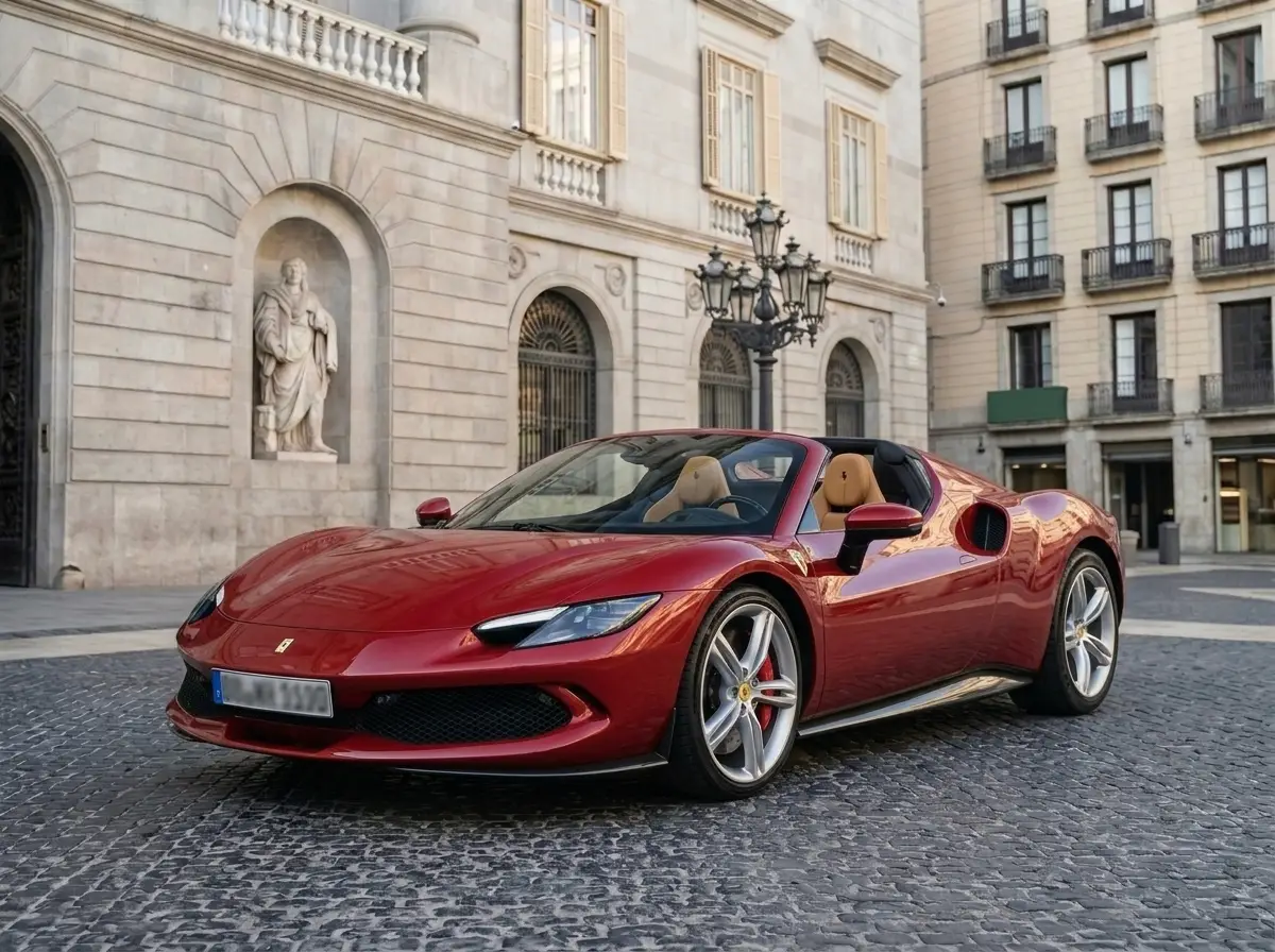 Ferrari 296 GTS Spider 2025 — Lisbon Luxury Car Rental, Lisbon. The 2025 Ferrari 296 GTS Spider pairs a folding hard-top with 819 hp, a combination built…