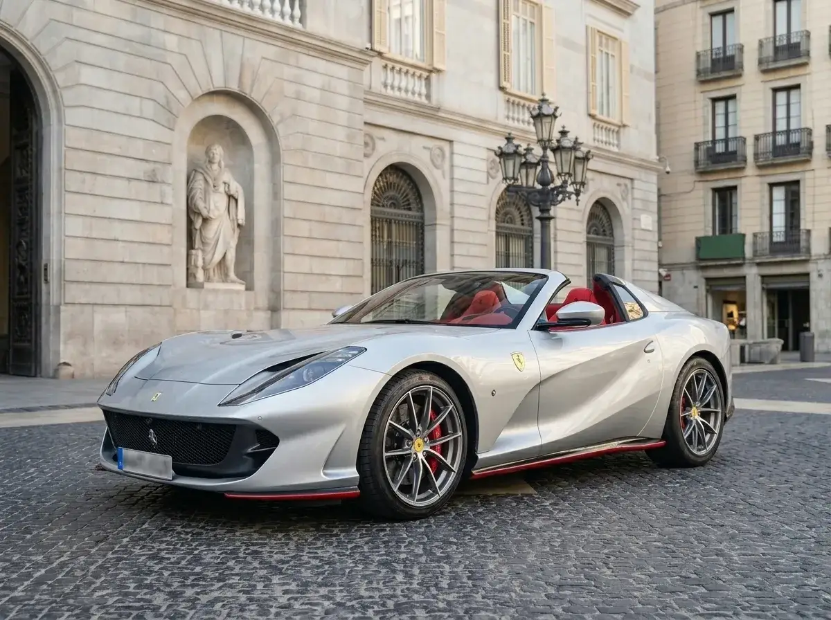 Ferrari 812 GTS 2024 — Lisbon Luxury Car Rental, Lisbon. The 2024 Ferrari 812 GTS pairs a naturally aspirated V12 with 789 hp in an open-top body…