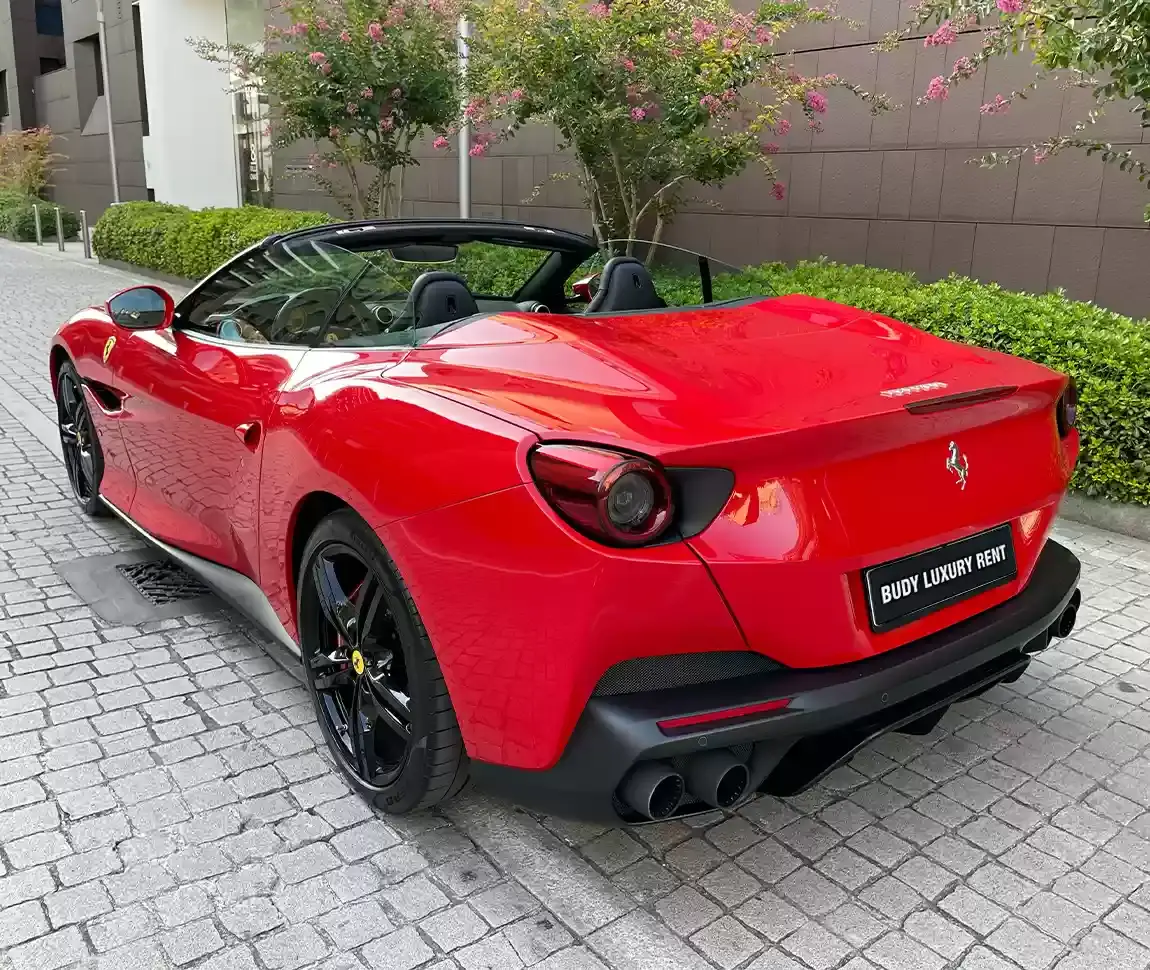 Ferrari Portofino M 2023, dashboard — Lisbon Luxury Car Rental, Lisbon. The Portofino M carries 620 hp and four seats under a folding hard top, which sets it…