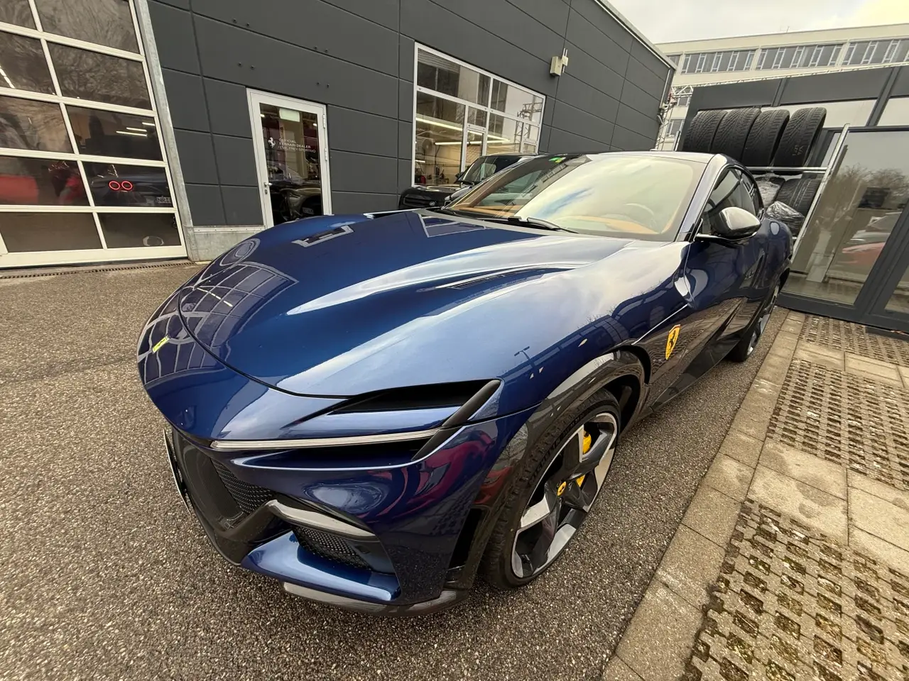 Ferrari Purosangue 2024, front view — Lisbon Luxury Car Rental, Lisbon. The 2024 Ferrari Purosangue brings something rare to the marque's line-up: five real…