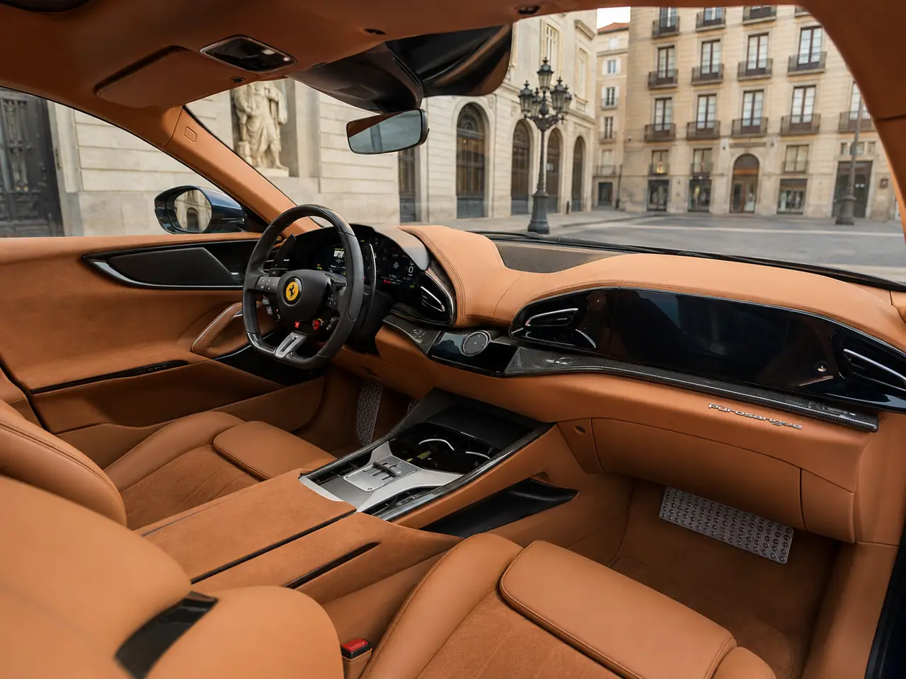 Ferrari Purosangue 2024, interior — Lisbon Luxury Car Rental, Lisbon. The 2024 Ferrari Purosangue brings something rare to the marque's line-up: five real…