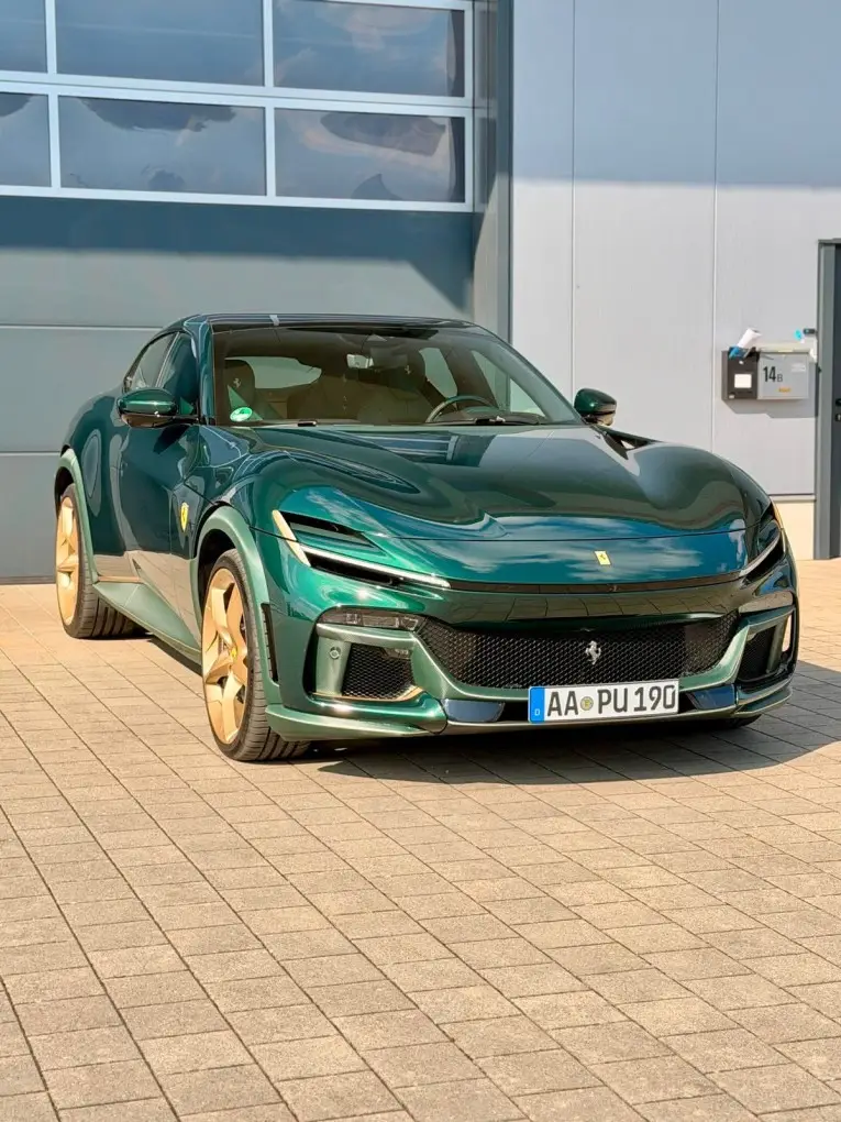 Ferrari Purosangue Atelier 2025, rear view — Lisbon Luxury Car Rental, Lisbon. The Ferrari Purosangue Atelier is Ferrari's answer to a question few expected the marque…