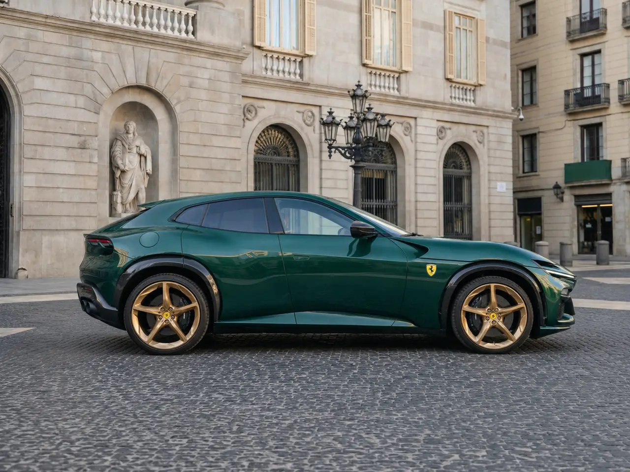 Ferrari Purosangue Atelier 2025, exterior — Lisbon Luxury Car Rental, Lisbon. The Ferrari Purosangue Atelier is Ferrari's answer to a question few expected the marque…