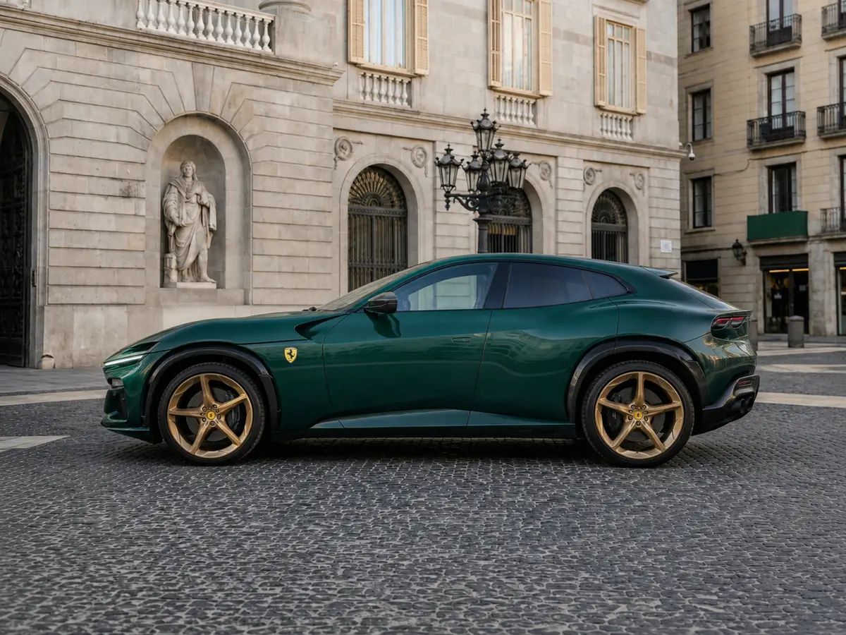 Ferrari Purosangue Atelier 2025, front view — Lisbon Luxury Car Rental, Lisbon. The Ferrari Purosangue Atelier is Ferrari's answer to a question few expected the marque…