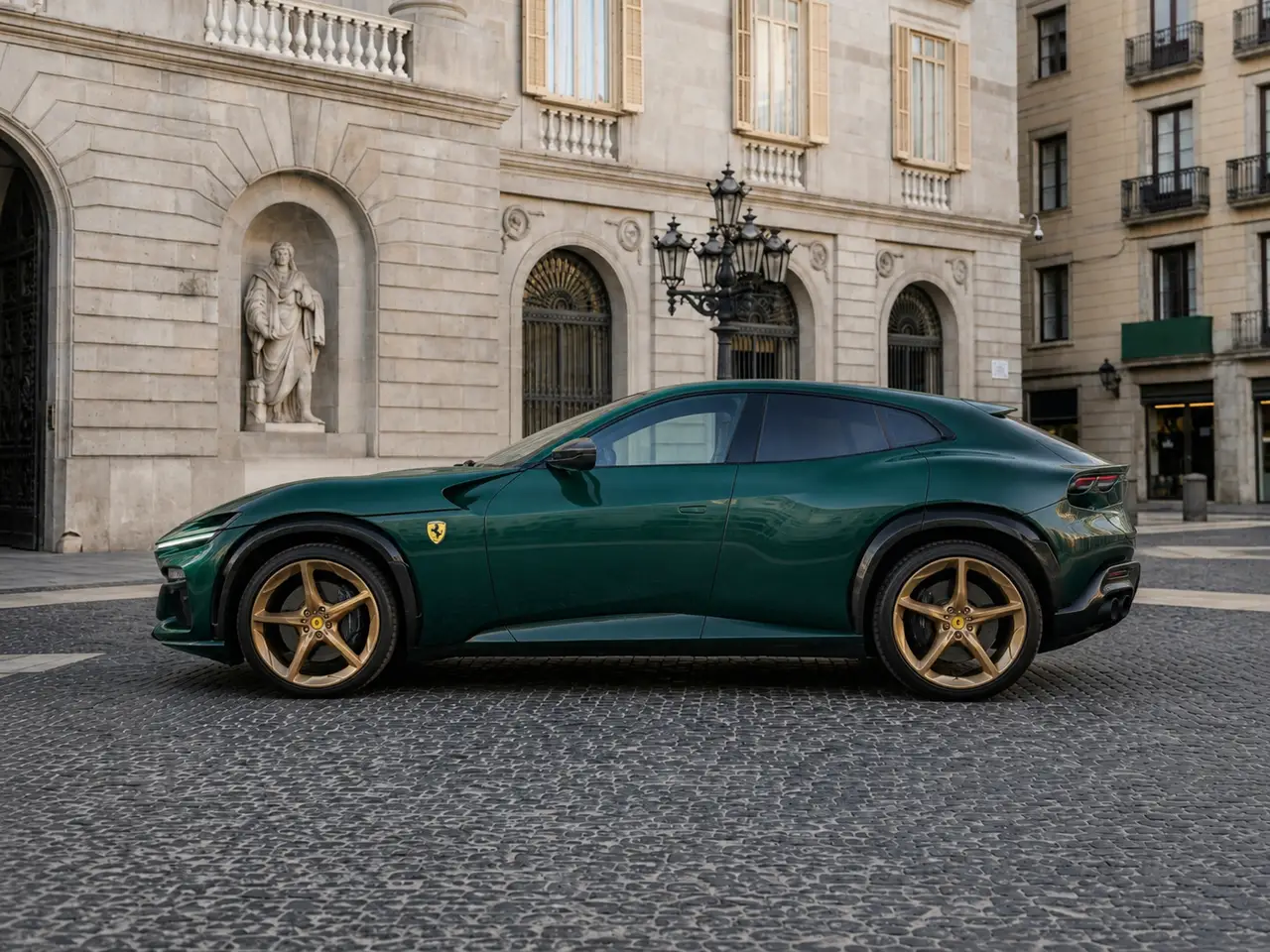 Ferrari Purosangue Atelier 2025, front view — Lisbon Luxury Car Rental, Lisbon. The Ferrari Purosangue Atelier is Ferrari's answer to a question few expected the marque…