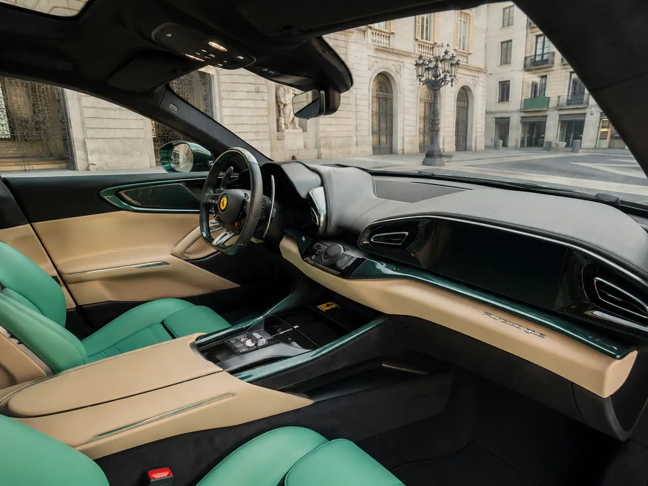 Ferrari Purosangue Atelier 2025, interior — Lisbon Luxury Car Rental, Lisbon. The Ferrari Purosangue Atelier is Ferrari's answer to a question few expected the marque…