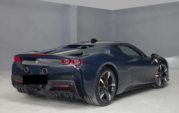 Ferrari SF90 Stradale 2025, interior — Lisbon Luxury Car Rental, Lisbon. The Ferrari SF90 Stradale is Maranello's most powerful road car to date, a plug-in hybrid…