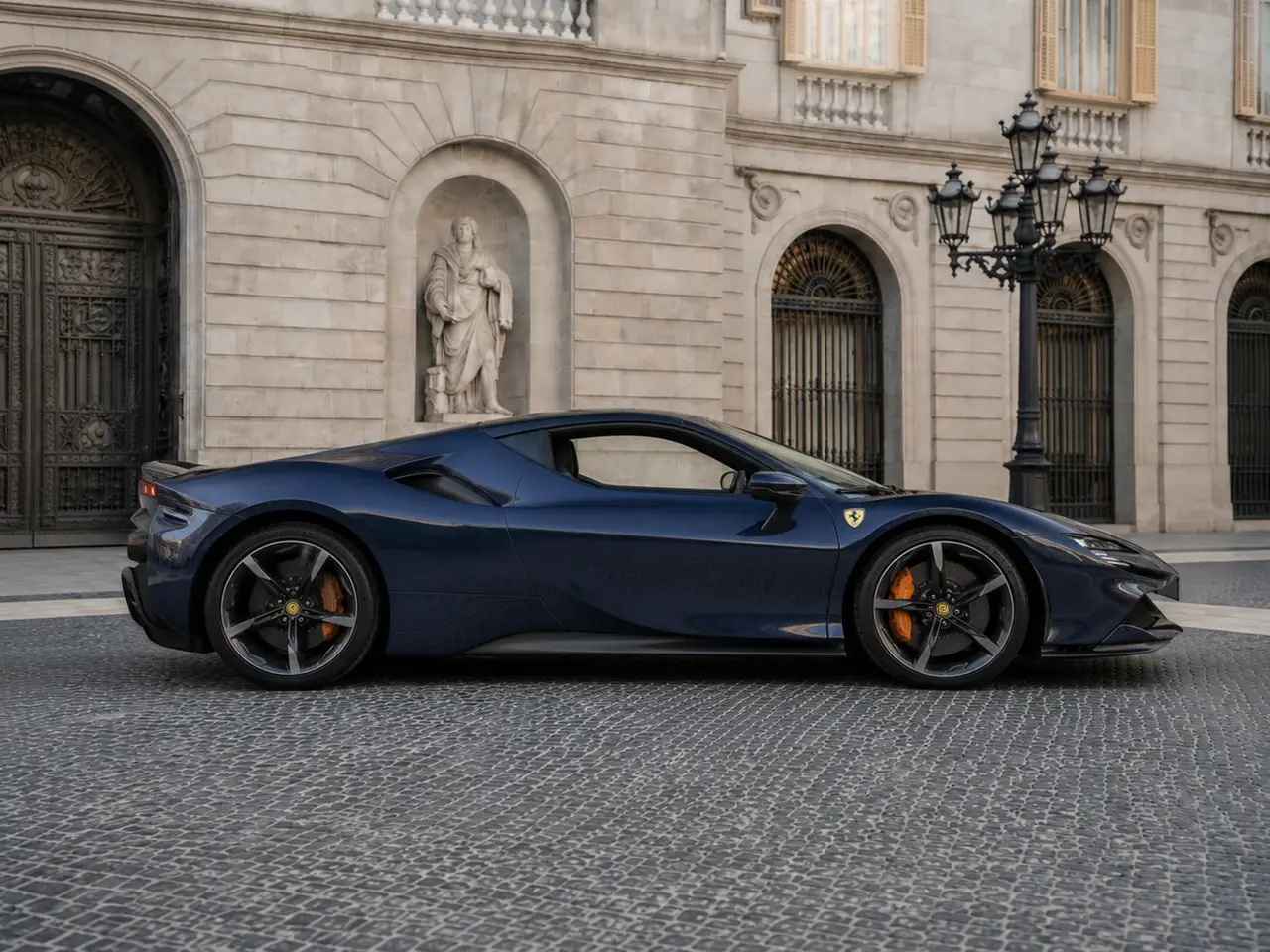 Ferrari SF90 Stradale 2025, front view — Lisbon Luxury Car Rental, Lisbon. The Ferrari SF90 Stradale is Maranello's most powerful road car to date, a plug-in hybrid…