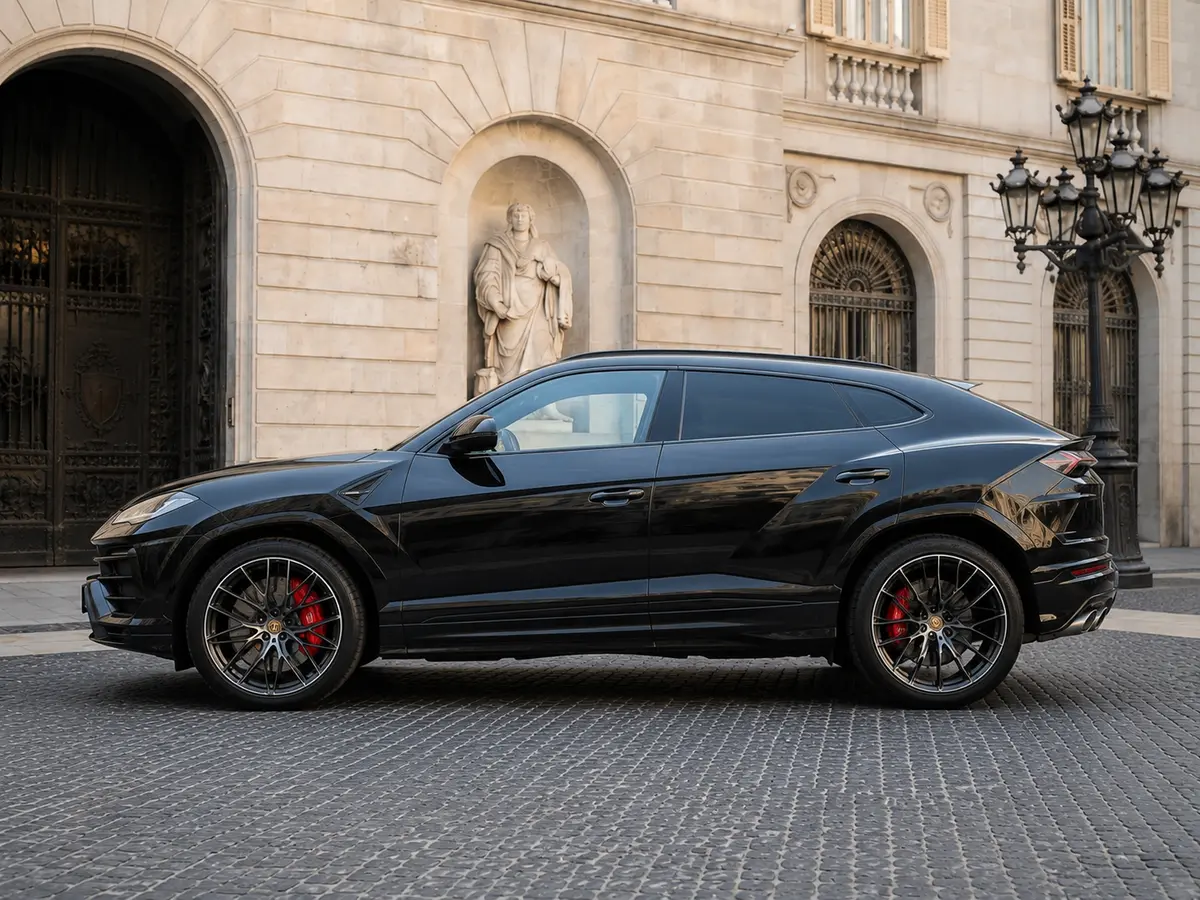 Lamborghini Urus S 2023, exterior — Lisbon Luxury Car Rental, Lisbon. The Lamborghini Urus S pairs 657 hp with genuine five-seat practicality, a combination…
