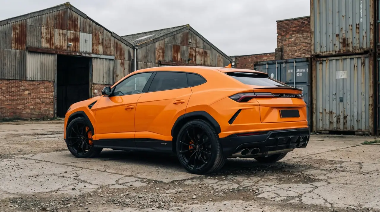 Lamborghini Urus S 2024, vista frontal — Lisbon Luxury Car Rental, Lisboa. El Lamborghini Urus S de 2024 reúne 666 caballos y una carrocería de todoterreno pensada…