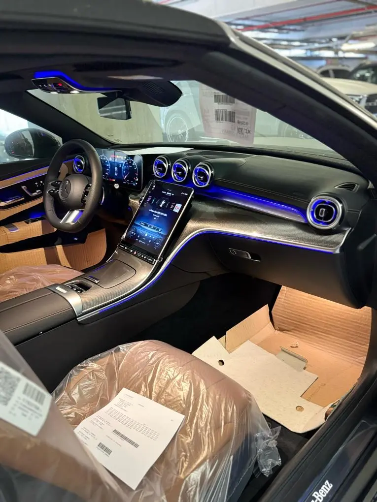 Mercedes Benz CLE 300 Cabriolet AMG Premium 2025, exterior — Lisbon Luxury Car Rental, Lisbon. Top down for the Cascais coastal run