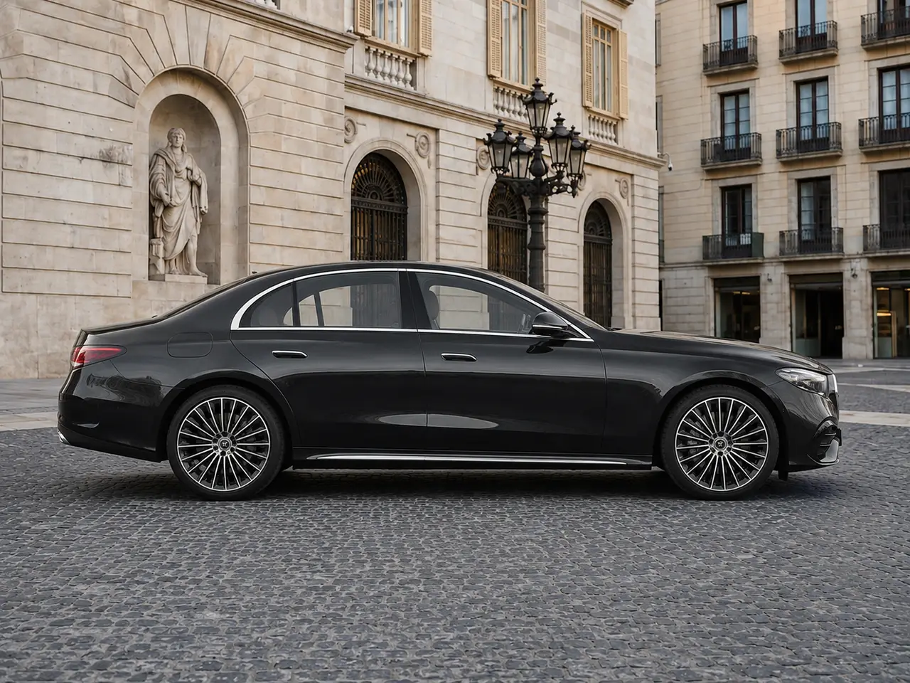 Mercedes Benz E-klasse 220d Premium Plus 2026, front view — Lisbon Luxury Car Rental, Lisbon. The 2026 Mercedes-Benz E-Klasse 220d Premium Plus is built for clients who want presence…