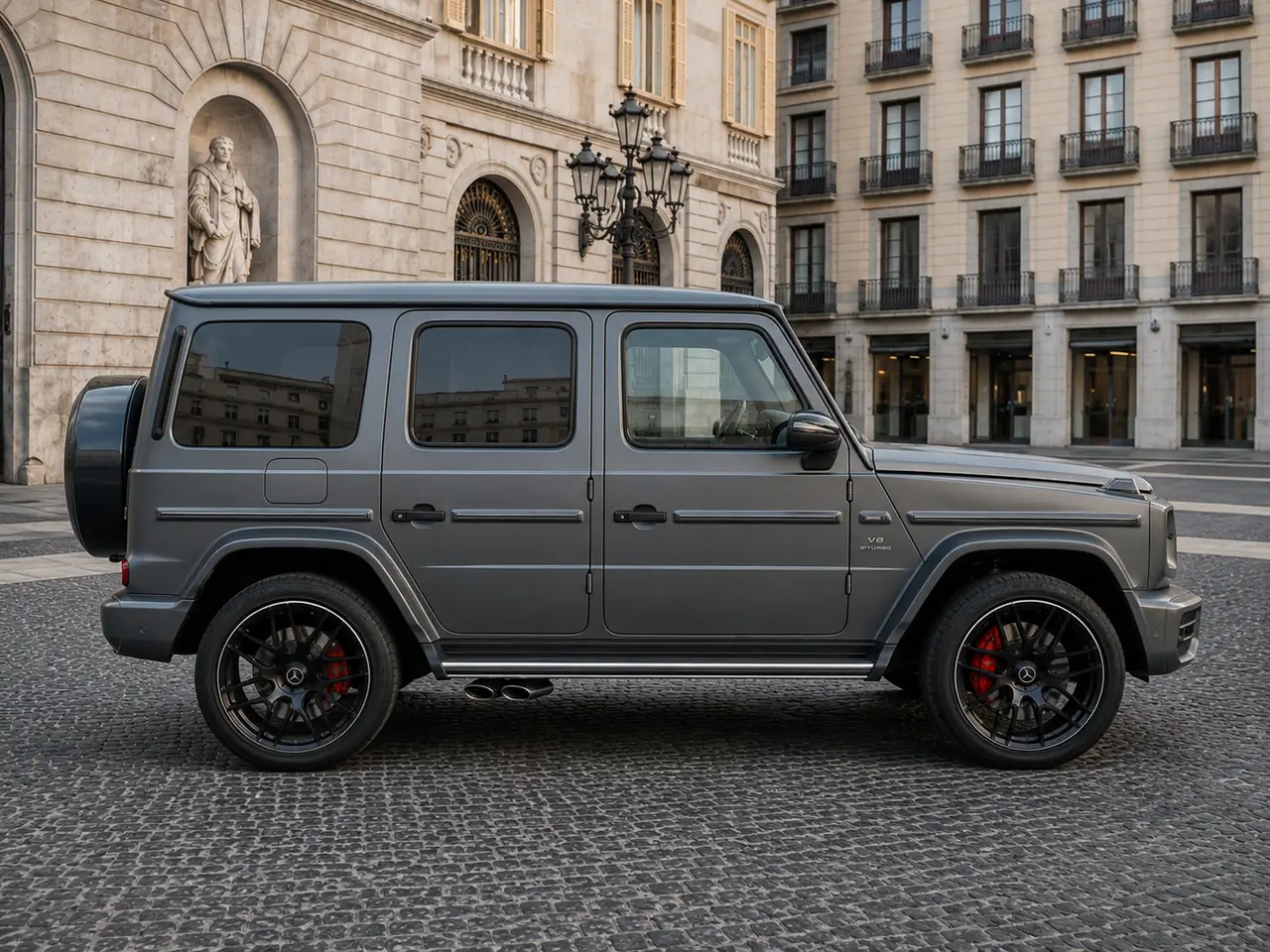 Mercedes Benz G63 2023, exterior — Lisbon Luxury Car Rental, Lisbon. The Mercedes-Benz G63 does not try to disguise its size or its intent. At 585 hp, the…