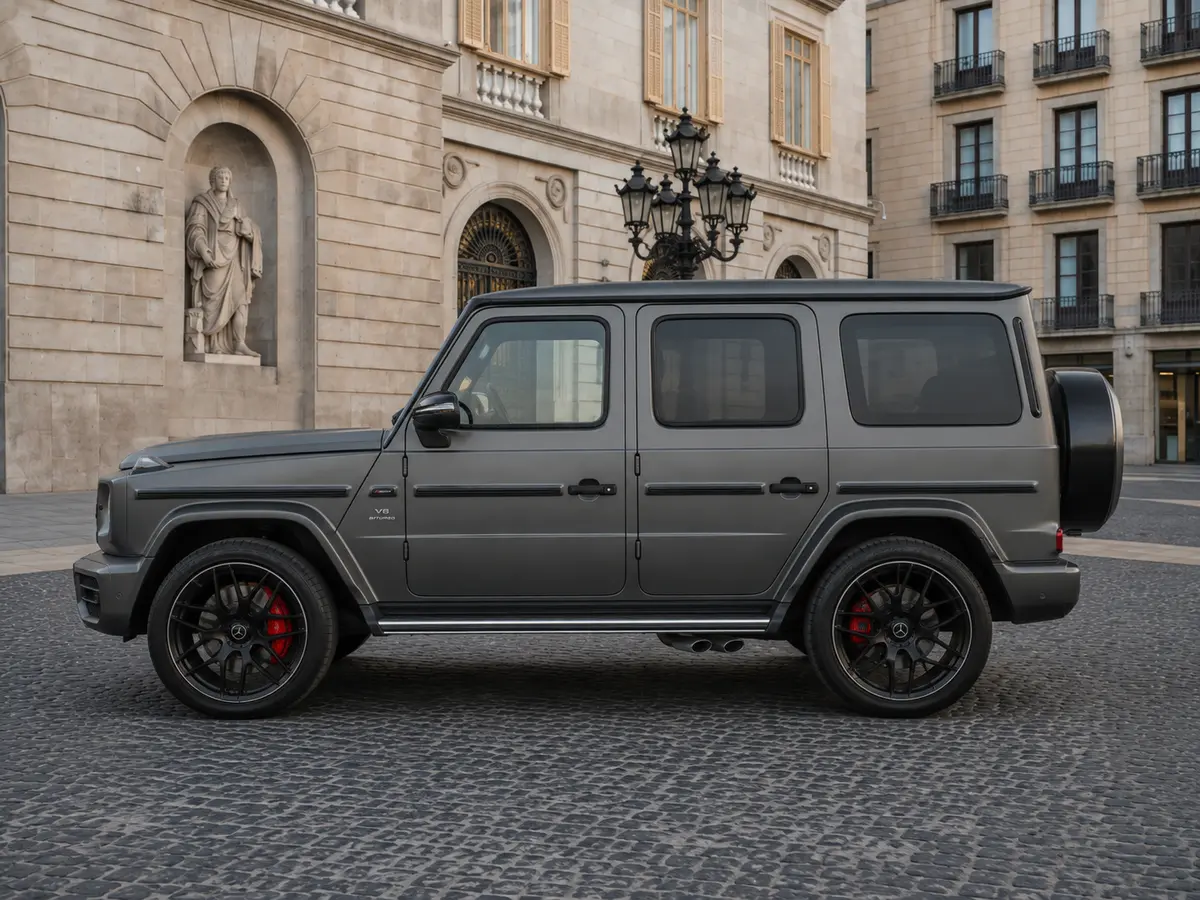 Mercedes Benz G63 2023, interior — Lisbon Luxury Car Rental, Lisbon. The Mercedes-Benz G63 does not try to disguise its size or its intent. At 585 hp, the…