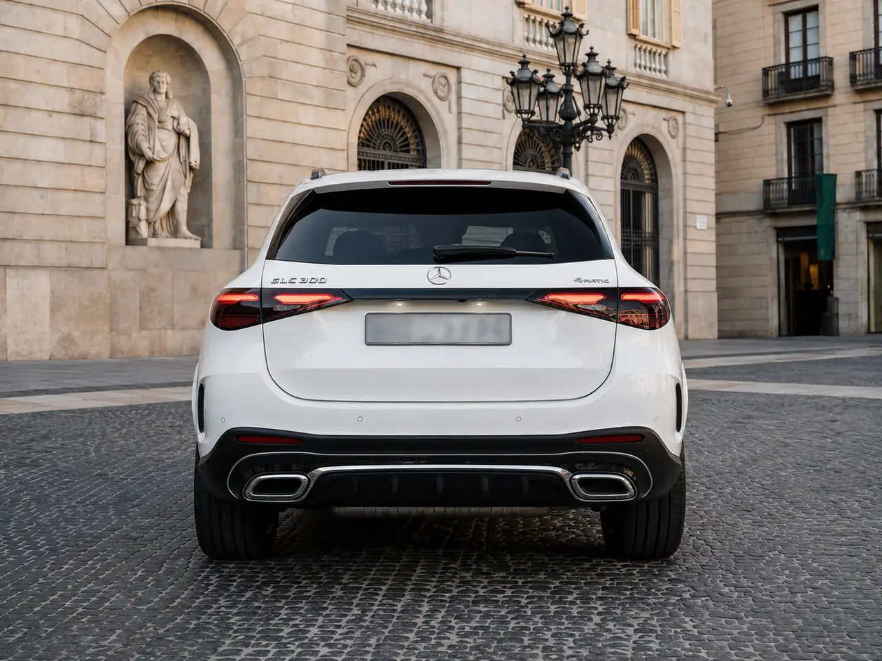 Mercedes Benz GLC 2025, rear view — Lisbon Luxury Car Rental, Lisbon. The 2025 Mercedes Benz GLC is a mid-size SUV built for ease rather than drama: 258 hp,…