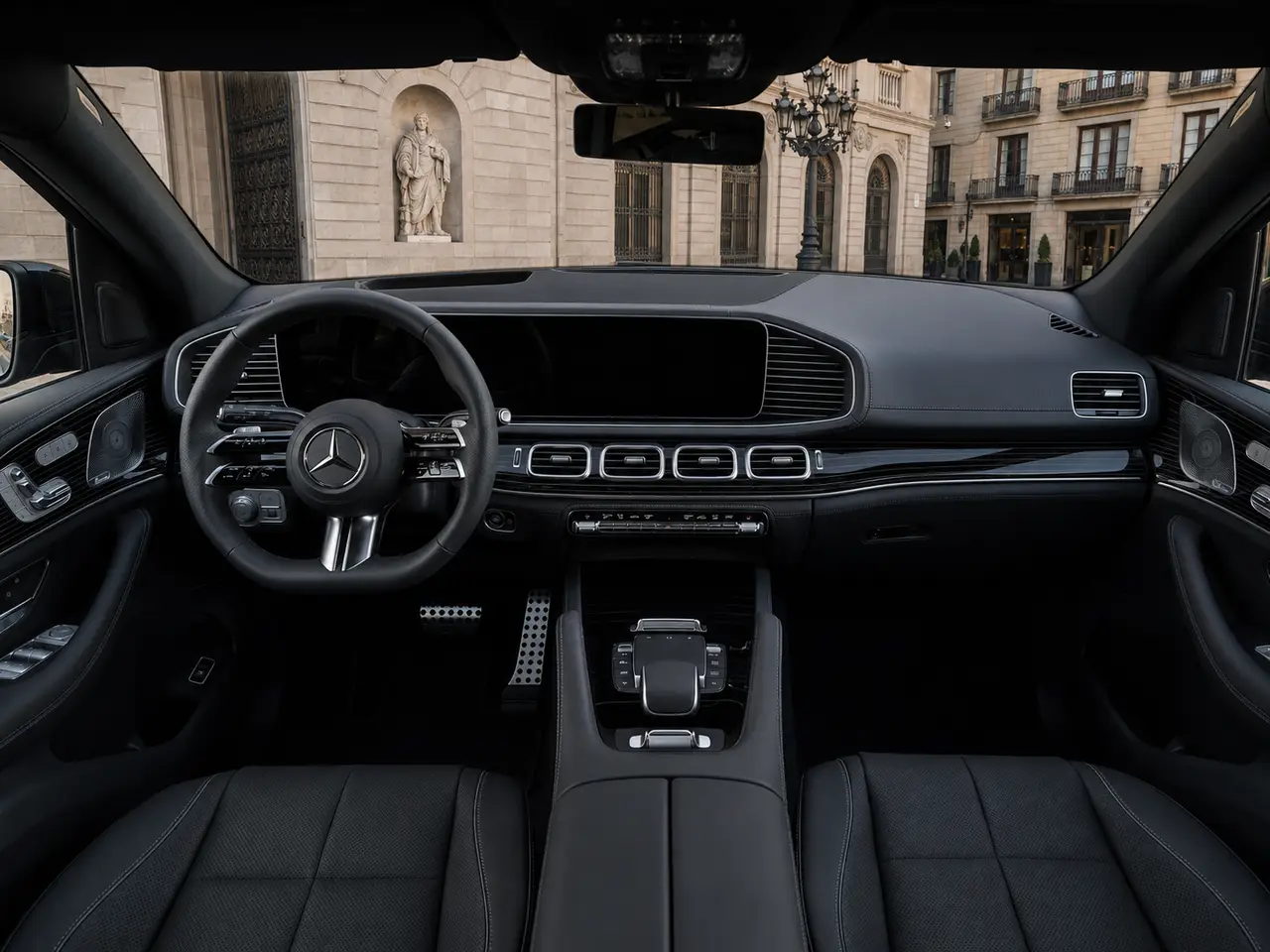 Mercedes Benz GLS-klasse 350 D Exclusive 7 Posti 2025, interior — Lisbon Luxury Car Rental, Lisbon. The Mercedes-Benz GLS 350d Exclusive brings genuine seven-seat capacity to a segment…