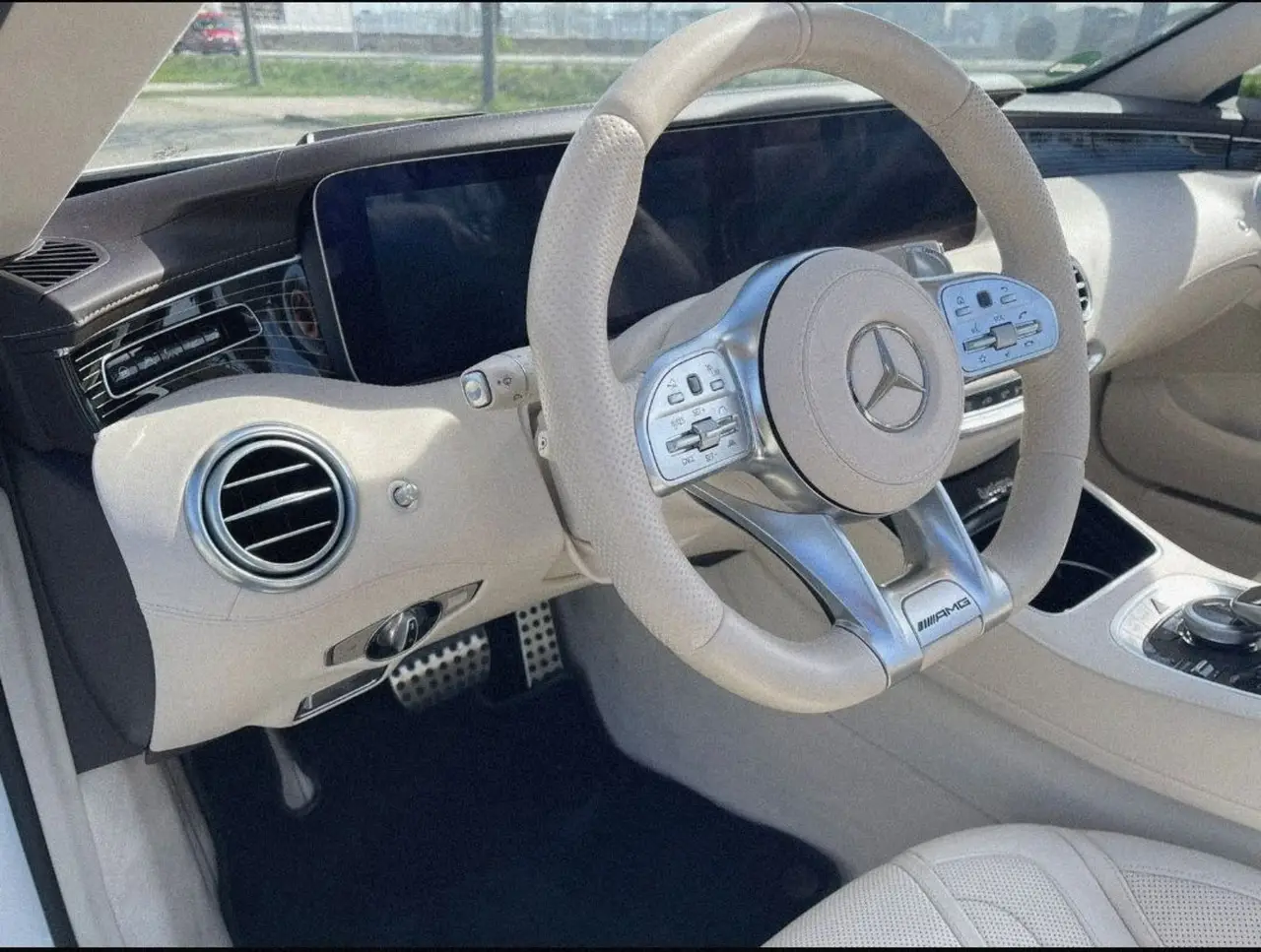 Mercedes Benz S560 Cabrio 2021, exterior — Lisbon Luxury Car Rental, Lisbon. The 2021 Mercedes Benz S560 Cabrio pairs a 469 hp V8 with the weight and composure of…