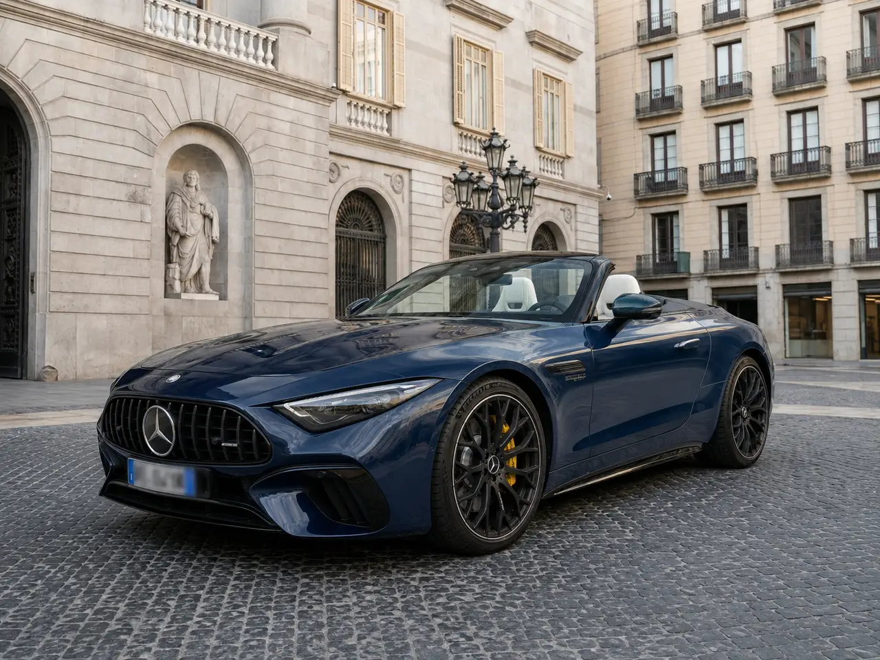 Mercedes Benz SL 63 AMG 2025 — Lisbon Luxury Car Rental, Lisbon. The 2025 Mercedes Benz SL 63 AMG pairs a 585 hp engine with four seats, a configuration…