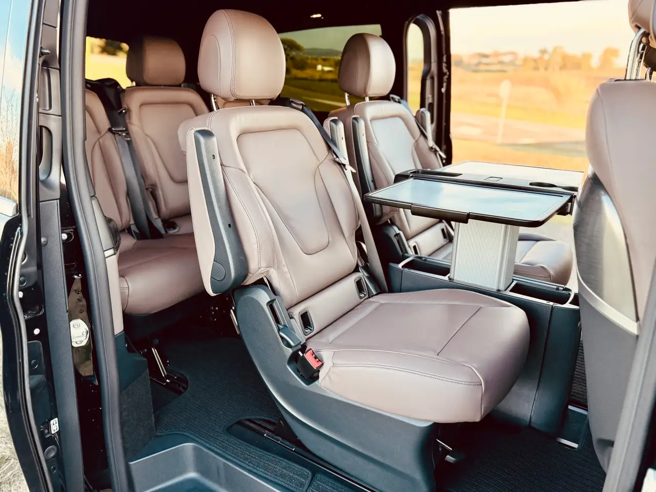 Mercedes Benz V300 4x4 XL Exclusive 7 seats 2025, rear view — Lisbon Luxury Car Rental, Lisbon. The Mercedes Benz V300 4x4 XL Exclusive is built for groups who need real space without…