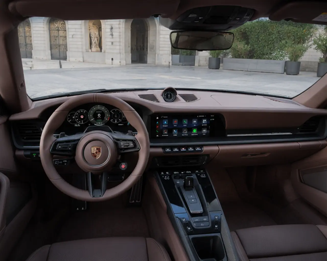 Porsche 911 992 Carrera Turbo S Cabrio 2026, interior — Lisbon Luxury Car Rental, Lisbon. The 2026 Porsche 911 992 Carrera Turbo S Cabrio pairs 650 hp with the kind of chassis…