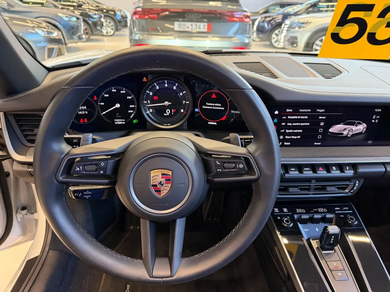 Porsche 911 Carrera S Cabrio (992) 2025, rear view — Lisbon Luxury Car Rental, Lisbon. The 2025 Porsche 911 Carrera S Cabrio (992) carries 480 hp with the composure Porsche's…