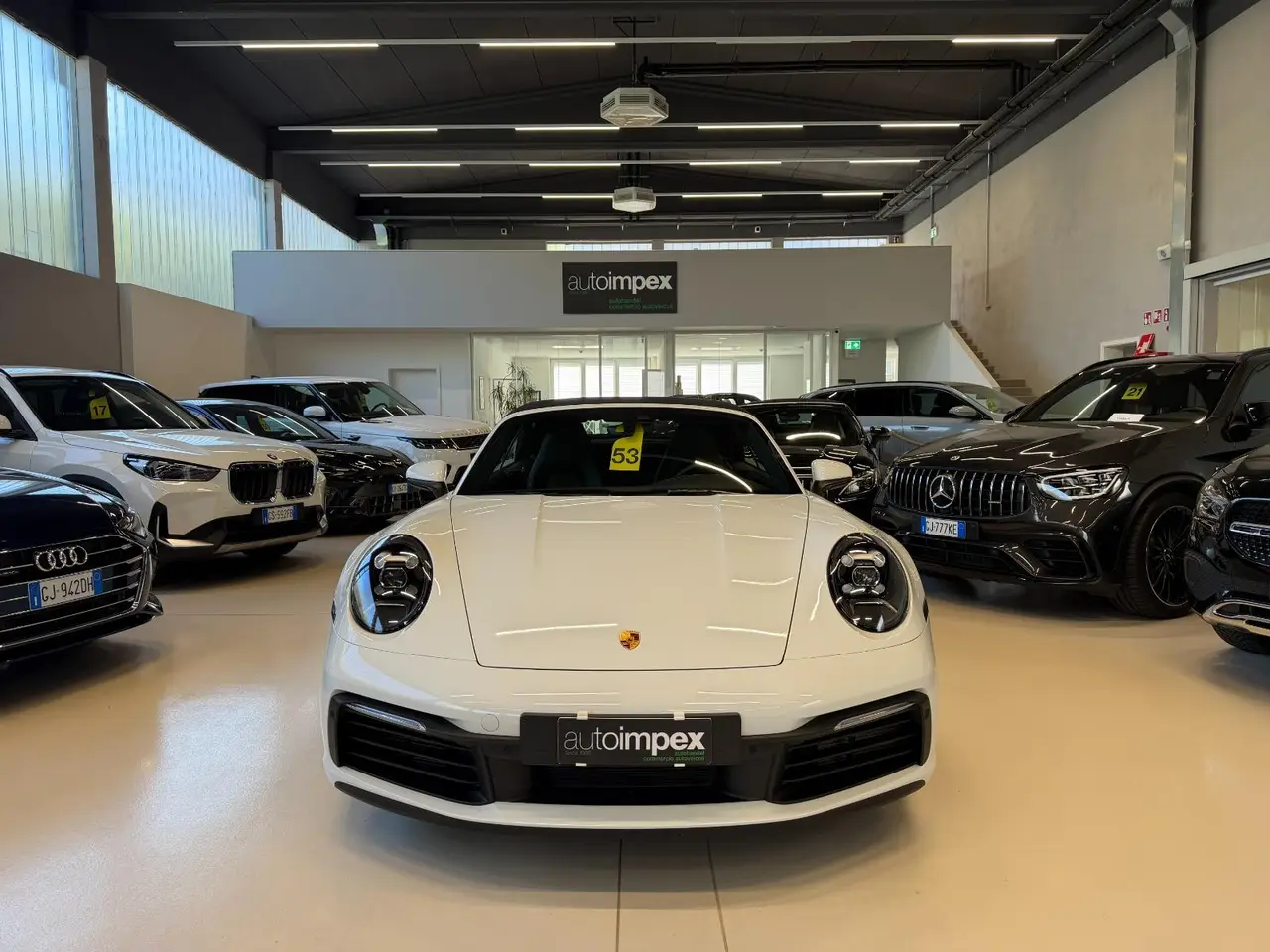 Porsche 911 Carrera S Cabrio (992) 2025, interior — Lisbon Luxury Car Rental, Lisbon. The 2025 Porsche 911 Carrera S Cabrio (992) carries 480 hp with the composure Porsche's…