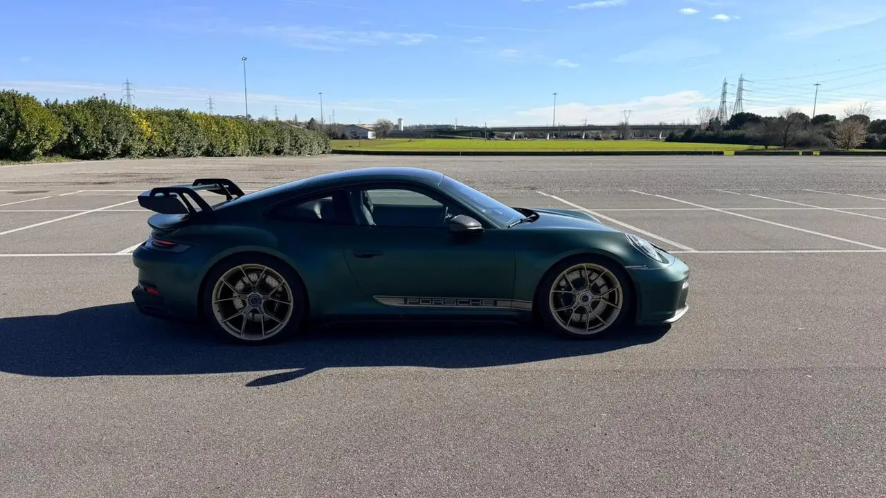 Porsche 911 GT3 2026, exterior — Lisbon Luxury Car Rental, Lisbon. The 2026 Porsche 911 GT3 is built for drivers who want to feel every input translate…