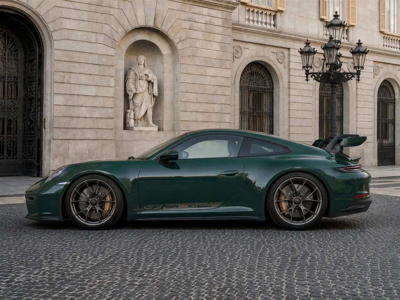 Porsche 911 GT3 2026, exterior — Lisbon Luxury Car Rental, Lisbon. The 2026 Porsche 911 GT3 is built for drivers who want to feel every input translate…