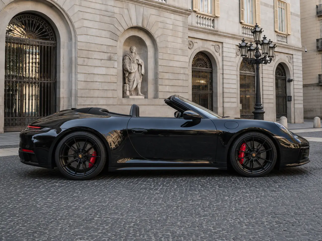 Porsche 992 Carrera 4 GTS Cabrio 2024, front view — Lisbon Luxury Car Rental, Lisbon. The Porsche 992 Carrera 4 GTS Cabrio pairs a 480 hp flat-six with all-wheel drive, a…