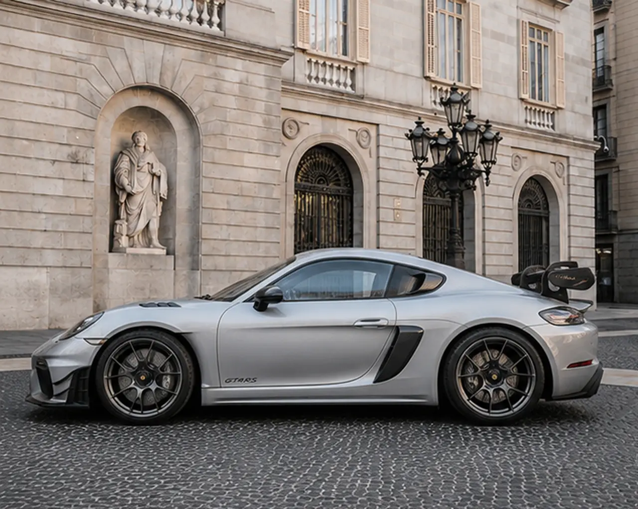 Porsche GT4 RS 2024, exterior — Lisbon Luxury Car Rental, Lisbon. The 2024 Porsche GT4 RS is built around one purpose: precise, engaging driving. With 500…