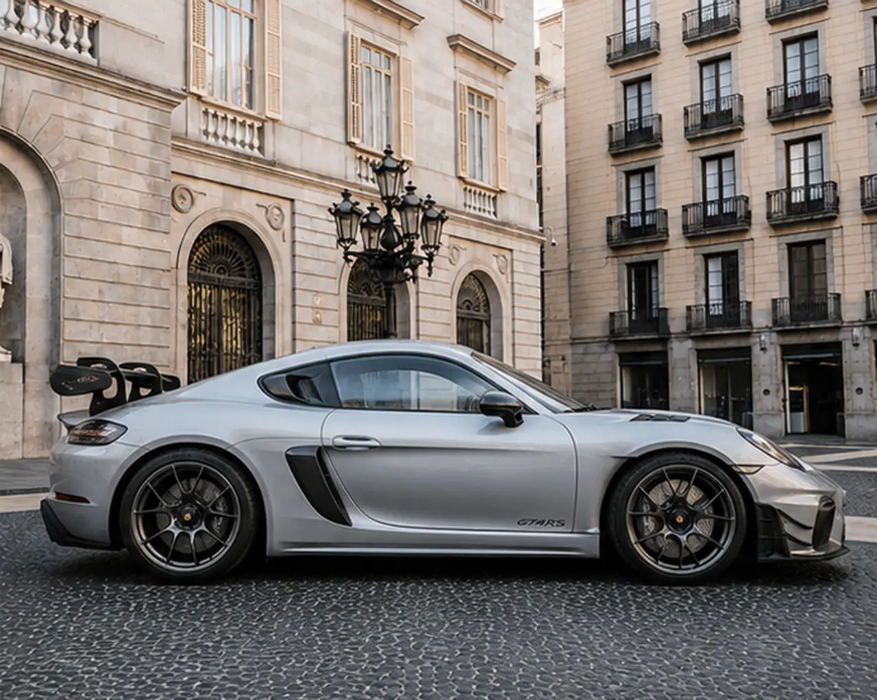 Porsche GT4 RS 2024, front view — Lisbon Luxury Car Rental, Lisbon. The 2024 Porsche GT4 RS is built around one purpose: precise, engaging driving. With 500…