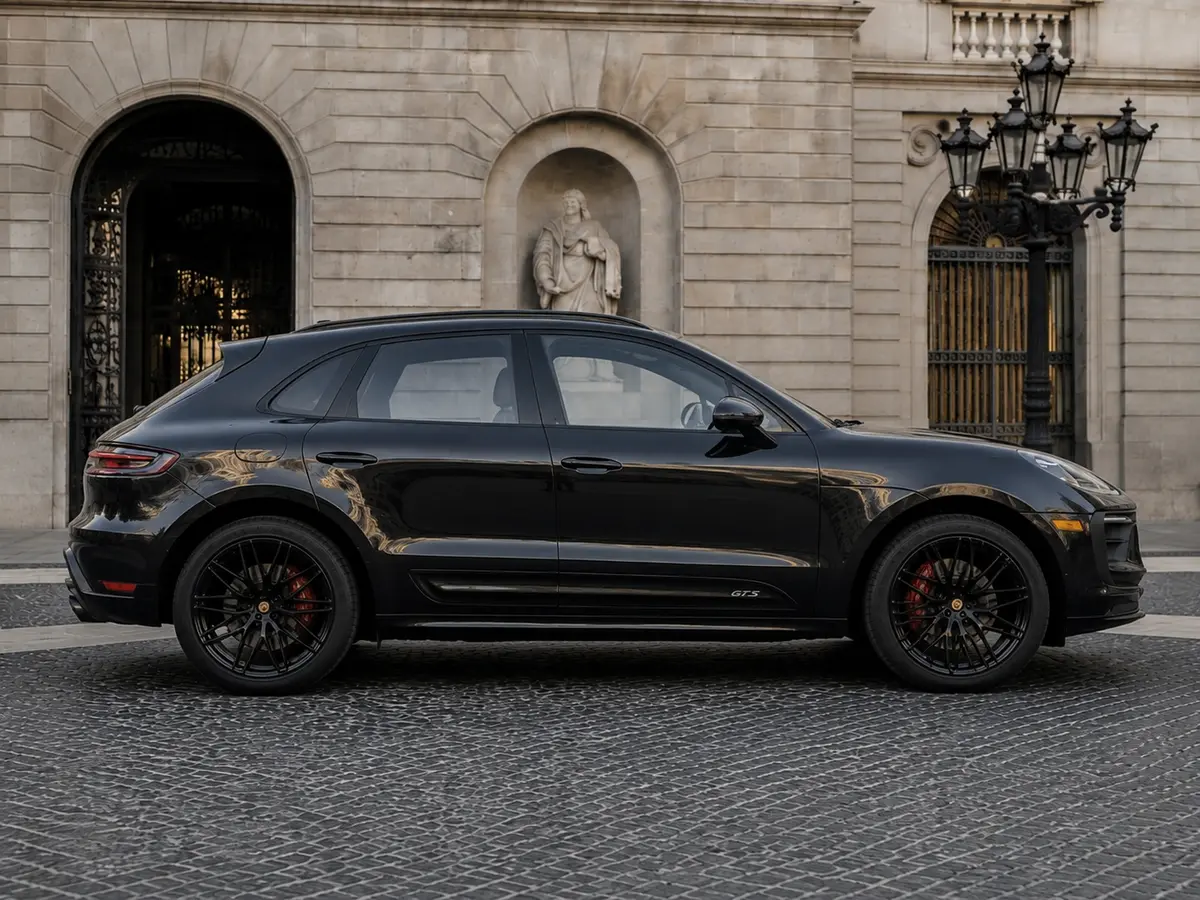 Porsche Macan GTS 2024, front view — Lisbon Luxury Car Rental, Lisbon. The Porsche Macan GTS pairs a 440 hp output with the kind of chassis discipline Porsche…