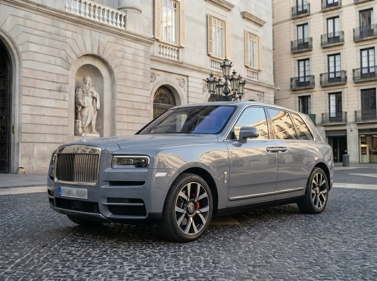 Rolls-Royce Cullinan 2025 — Lisbon Luxury Car Rental, Lisbon. The Rolls-Royce Cullinan carries its size without apology. On Avenida da Liberdade or…