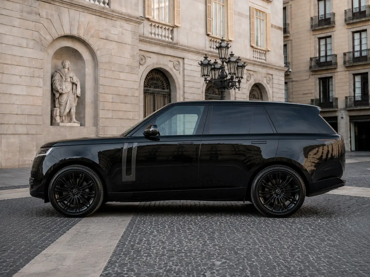 Rover Range Rover Autobiography D350 7s 2025, exterior — Lisbon Luxury Car Rental, Lisbon. The 2025 Range Rover Autobiography D350 7s carries Land Rover's flagship comfort into a…