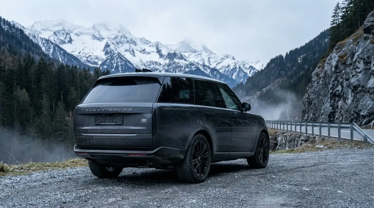 Rover Range Rover Autobiography P530 2026, front view — Lisbon Luxury Car Rental, Lisbon. The 2026 Range Rover Autobiography P530 carries its 530 hp with the kind of composure…