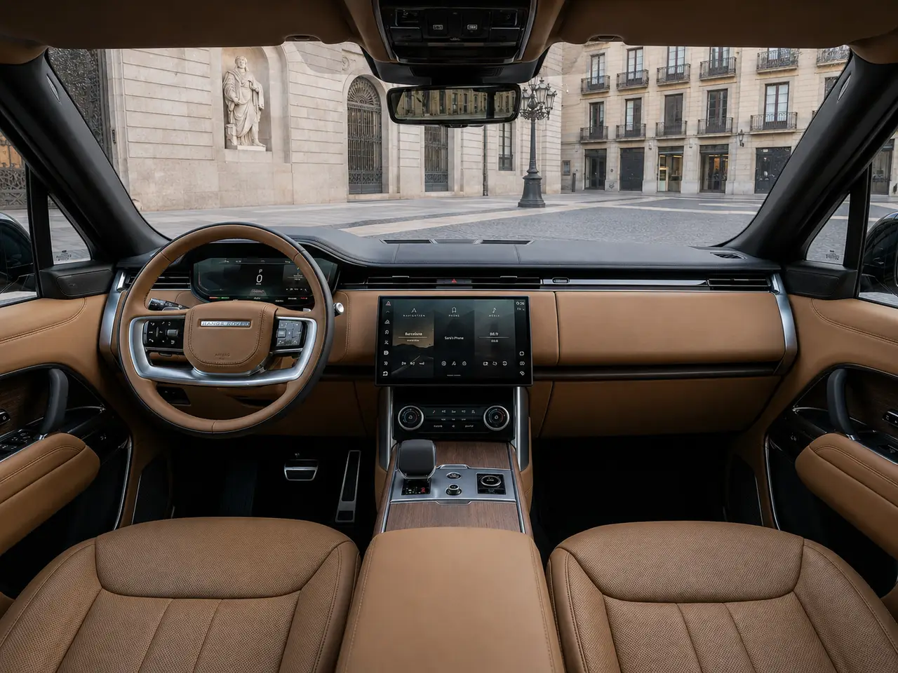 Rover Range Rover Autobiography P530 2026, interior — Lisbon Luxury Car Rental, Lisbon. The 2026 Range Rover Autobiography P530 carries its 530 hp with the kind of composure…