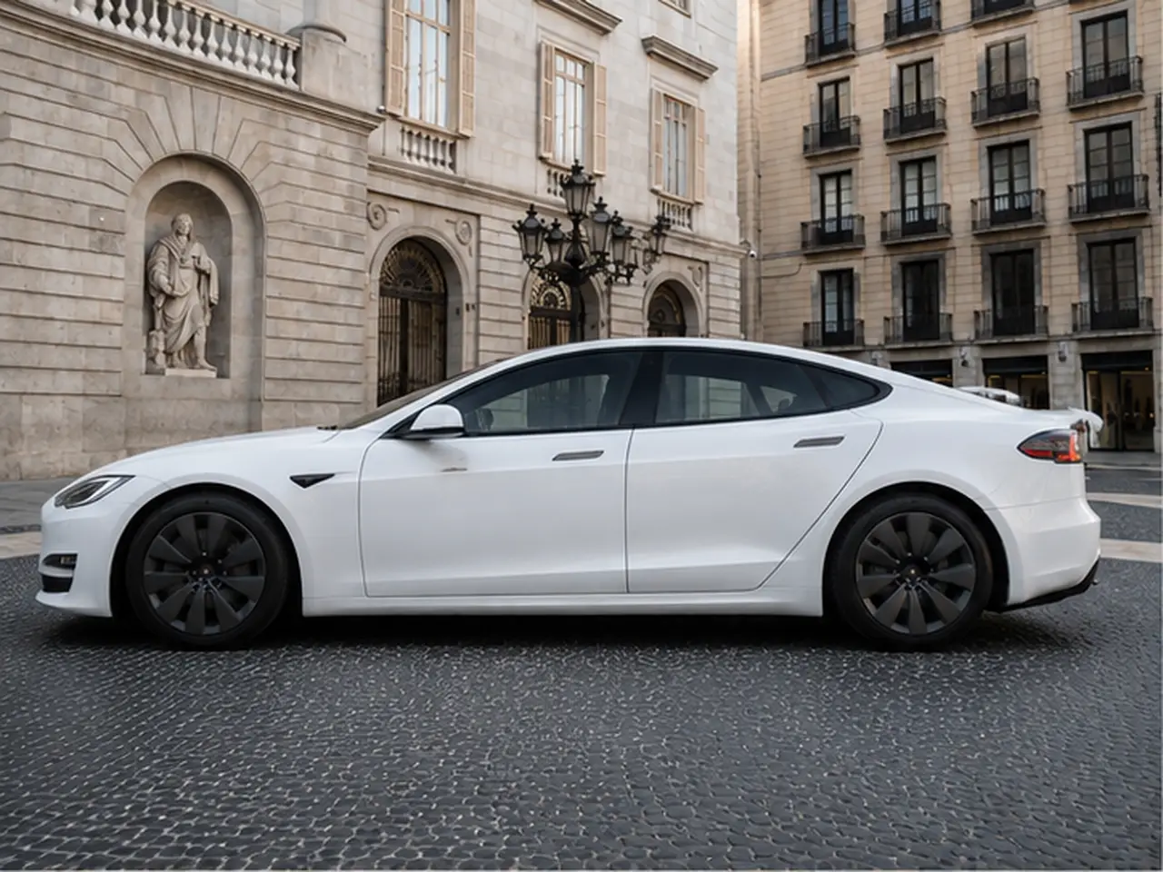 Tesla Model S Plaid 2025, exterior — Lisbon Luxury Car Rental, Lisbon. The 2025 Tesla Model S Plaid puts 1020 hp behind a single press of the accelerator, with…